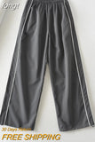 Sweatpants Women Basic Y2K Cargo Pants 2023 Striped Baggy Track Pants 90s Joggers Casual Streetwear Low Rise Harem