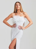 Fashion High-End Women's Sexy Out-To-Shoulder Tective Dress Dress Dress Dress Dress Dress