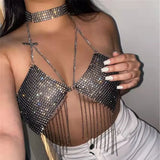 Fongt Type Sequins Slim Short Money Inside The Sling Type Anti-Light Black Small Vest