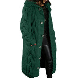 Neck Women's Oversized Sweater Coat Fashion