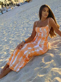 Printed Bodycon Beach Long