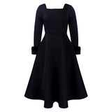 Fongt Party Dress Winter Temperament Elegant Hairy Decorative Dress African Dress