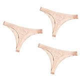 Ice Silk Thong Panties Sexy Women Underwear Female G-string Panties Solid Briefs For Ladies Low Waist Seamless