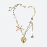 Heart Pearl Beaded