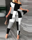 Fongt 2024 Women's Clothing Explosion Two Sets Of Irregular Fashion Trousers
