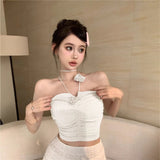 Summer Hanging Neck Bra Bare Sleeveless Sling Slings Small Vest Pure Boobs Boobs Short