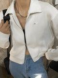 Cropped Zip-Up Jacket-Outfit