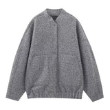 Fongt Women's INS Bursts With A Pocket Loose Pilot's Coat