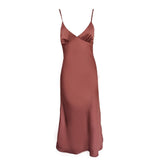 V Neck Sexy Solid Straight Pajamas Party