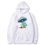 Sweatshirt Colorful Mushroom Print Hooded Casual