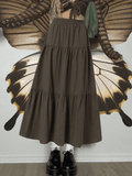 Fairy Tiered Maxi Skirt-Outfit