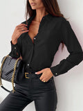 Autumn Simple Solid Color And Shirt