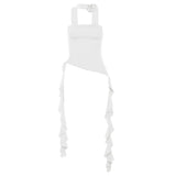 Fongt Summer Women's Solid Color Fashion Sexy Hanging Neck Cord Strap With A Small Vest-Outfit