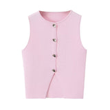 2024 New Street Style Simple And Slim Short Knitted Vest 5536027-Outfit