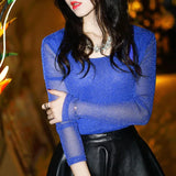 Sleeve Transparent Shining Elegant