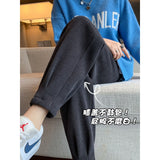Fongt Sweatpants Women's Autumn Thin 2024 New Pants Foot Harron Radish Thin Casual Pants-Outfit