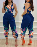 Independent Station 2023 New Printed Strap Jumpsuit In Stock-Outfit