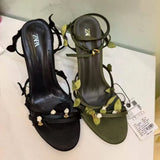 Fongt Home 2025 With Sandals In The Summer Outside Wearing A Beautiful Toe With Skirt Fairy Style High Heels