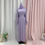 Solid Color Women's Soft Waist Satin