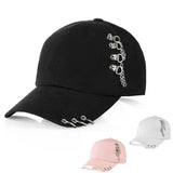 Baseball Cap With Rings Snapback Trucker Hat Dad Hat Women Men Adjustable Golf Ball Sport Casual Sun
