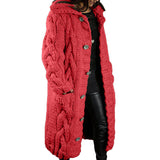 Neck Women's Oversized Sweater Coat Fashion
