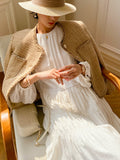 Fongt And Winter New French Design Sensed The Famous Lady Small Fragrant Coat Women's Long-Sleeved Hairs And Short Coats Shenzhen South Oil Women's