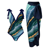 Fongt One-Piece Bikini Suit Women's Bikini Three-Piece