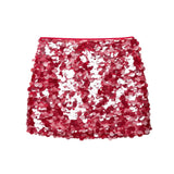 Fongt Explosion Women's Short Design Lien A-Character Skirt