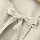 Fongt Spring And Autumn Fashion Casual Collar With Belt Hanging Shoulder Coat Female M6123