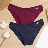 Cotton Women's Panties Sexy Underwear Female Underpants Solid Color Comfortable Woman Cotton Briefs Intimates