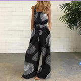 Fongt New Four-Color Round-Leg Trousers Digital Printed Bare-Backed