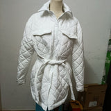 Fongt Buckle Collar Loose Warm Lingge Cotton Suit New 2025 Autumn And Winter With Thick Cotton Clothes