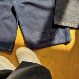 Shorts Men's Spring / Summer 2024 Trendy Denim Trousers Loose Casual Trousers-Outfit