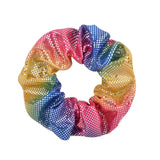 Lady Hair Scrunchies Ring Elastic Hair Bands Pure Color Bobble Sports Dance Velvet Soft Charming Scrunchie