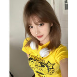 Vintage Star Logo Graphic Short Sleeve Tee-Outfit