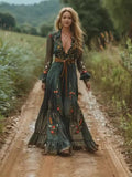 Fongt Fashion Glide Feathered Long-Sleeved Ostrich Hair Dress Dress Dress Exclusively