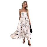 Fongt Spring And Summer 24 New Women's Small Fresh Flower Condole Dress Slim-88100-Outfit