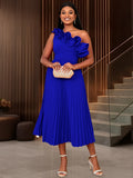 Fongt Shoulder Collar High-Rise Dress Party Party Dress