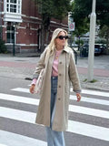 Fongt Temperament POLO Sweater Women Autumn And Winter Kaqi Single Buckle New Coat