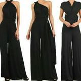 Popular Style Multi-Wear Multi-Rope Cross OL Sexy Bandage Jumpsuit Fashionable Women's Wear-Outfit
