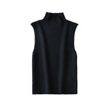 New Spring Style Simple And Slim Rib Knitted Blouse-Outfit