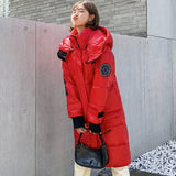 Women's Shiny Down Cotton Coat 2022 New Winter Korean Thick Warm Turtleneck Parka Loose Slim Hooded Jacket