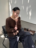 Fongt Xixi 13 Lines 2025 Autumn Black Label In Temperament Elegant Mare Knitted Sweater 25411