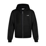 Fongt New Zippered Open-Shirt Trousers Simple Letter-Print Hooded Jacket Jacket Hot