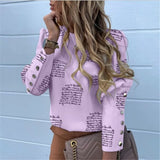 OL Women Office Blouses Button Long Sleeve Shirts Ladies Casual O-Neck Leopard Top Plus Size 5XL Spring Fall