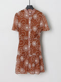 Fongt Temperament Dress Women 2025 Summer New Fashion Temperament Fresh Style Printing High-End A-Word