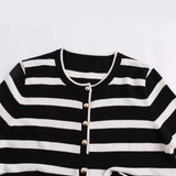 And Winter New Row Buckle Knitted Coat 0506110-Outfit