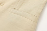 New Side Fork Comfortable Pure Suit Vest 06036575711-Outfit