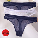 Sexy Panties Women G-String Thong Lace Underwear Pantys Low-Waist Female Underpants Mesh Perspective Briefs