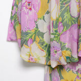 Fongt Summer 2025 New Fashion Temperament Irregular Flower Print Dress 3096152